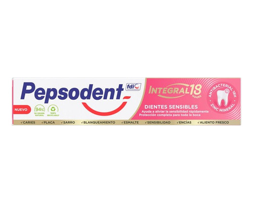 Pepsodent Pasta Dental Integral 18 Dientes Sensibles 75ml