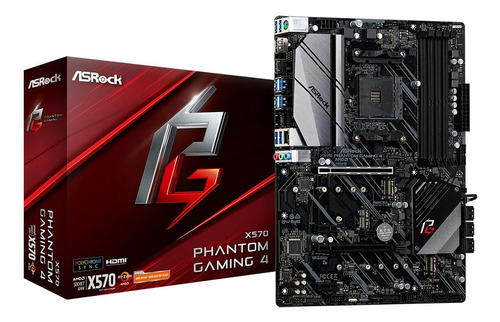 Placa Base Para Juegos Asrock X570 Phantom