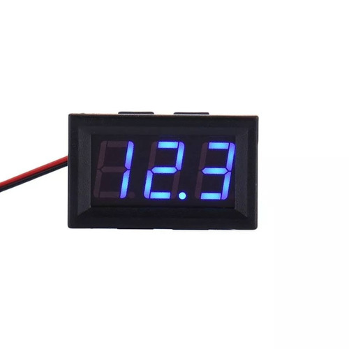 Voltimetro Led Digitai Azul 3.5v A 30v Dc