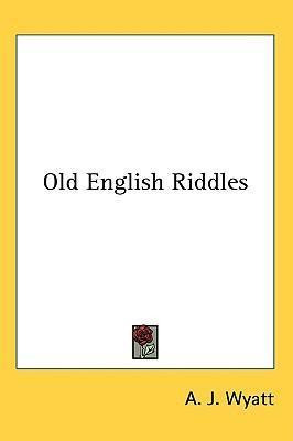 Libro Old English Riddles