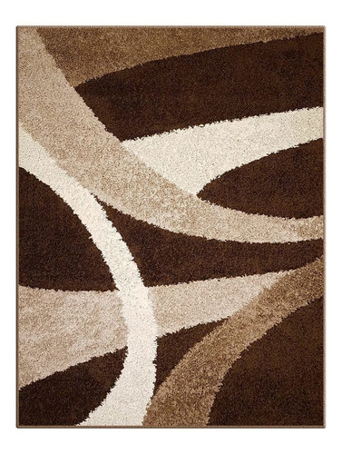 Carpeta Alfombra Shaggy Fair Marron 150 X 200