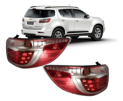 Par Lanterna Traseira Com Led Trailblazer 2013 Em Diante