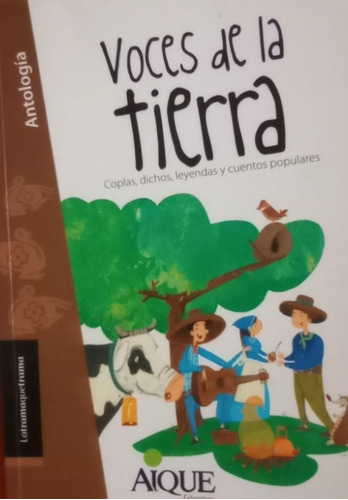 Libro Usado Voces De La Tierra Antologia Laura Roldan Aique