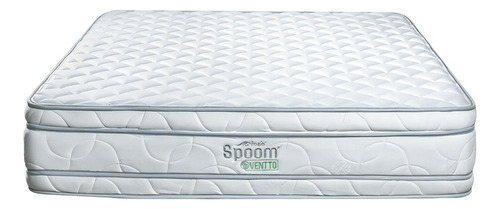 Colchón Sencillo de espuma Fantasía Spoom Ventto New blanco - 120cm x 190cm x 30cm