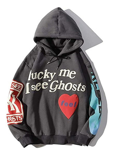 Lucky Me I See Ghosts Sudadera Con Capucha Estampada