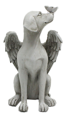 Estatua Conmemorativa, Escultura De Perro Ángel, Recuerdo A