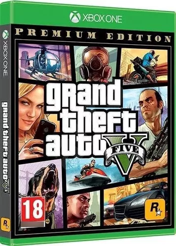 Grand Theft Autov Premium Edition Código 25 Dígitos Xbox One
