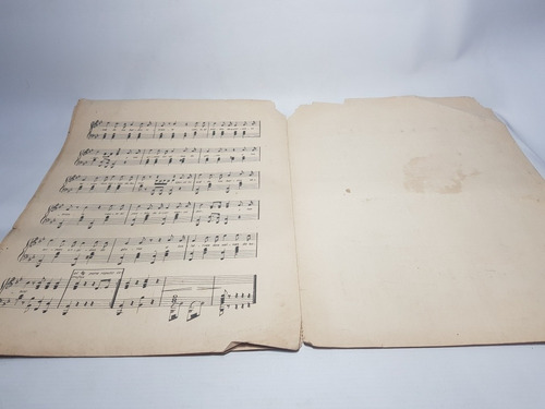 Imagen 8 de 9 de Partitura Centenario 1810 / 1910 Cromolitografia Mag 57541