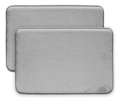 Tapete Baño Antideslizante Absorbente Memory Foam 2 Piezas