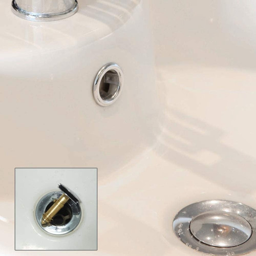 Tapón De Repuesto Para Lavabo Click Clack Spr, 6 Unidades