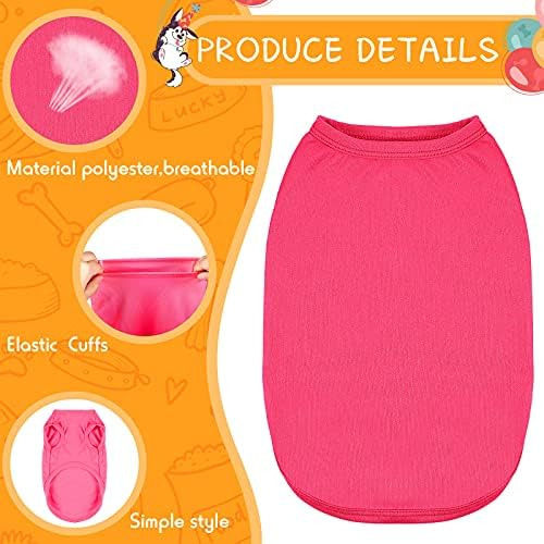 16 Piezas De Camisas Para Perros, Camiseta Suave Para Perros