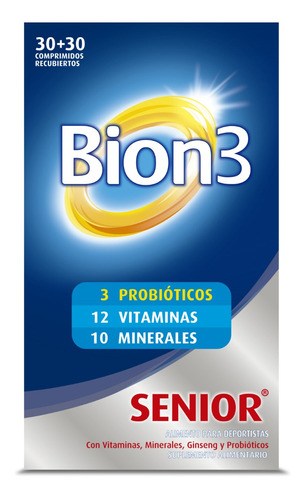 Pack Bion 3 Senior 60 Comprimidos Recubiertos