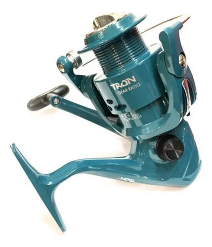 Reel Frontal Spinning Tech Tron 40 3 Rulemanes Pesca Variada Color Verde