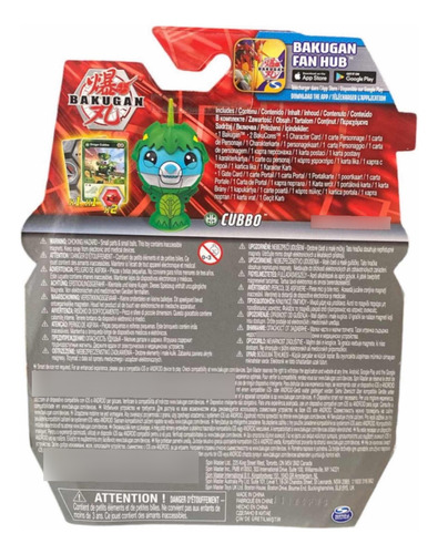 Figura Bakugan Dragonoid Cubbo Año 2021 833k