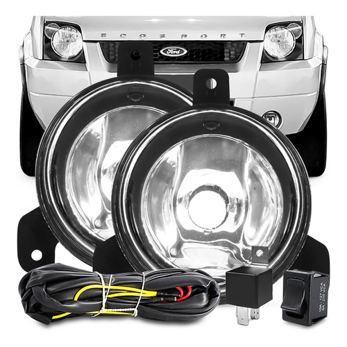 Kit Farol Milha Ecosport 2003 2004 2005 2006 2007 Auxiliar