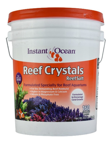 Sal Marina Reef Crystals 160gal 605.7 L Instant Ocean