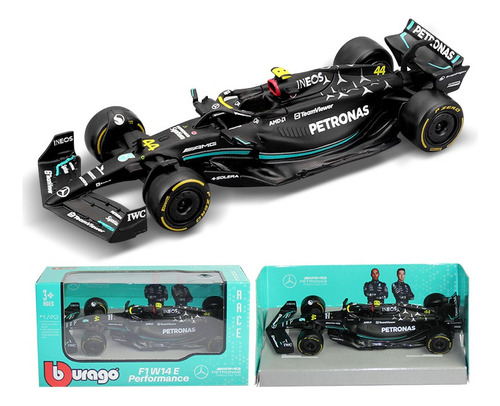 Bburago 2023 W14 44 #hamilton 1:43 Mercedes-benz Amg F1 Mode