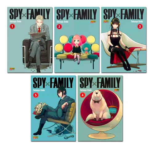 Manga Spy X Family 1un Todos Volumes Avulsos Panini Original Lacrado Novo Pronta Entrega Anya Loid Yor Tatsuya Endo Ação Comédia Espionagem Anime Bestseller Hit Mangá