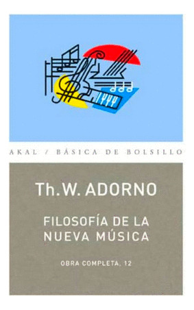 Libro Filosofía De La Nueva Música