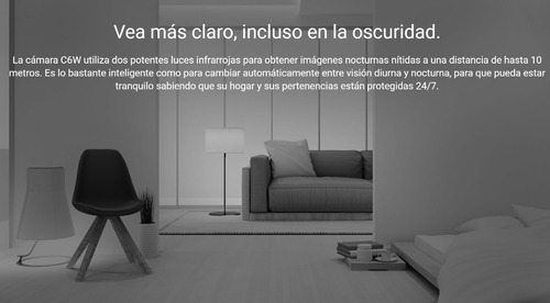 Imagen 8 de 10 de Camera Ip 4mp Ezviz C6w Wifi Domo 2k Motor 360° Audio Paneo