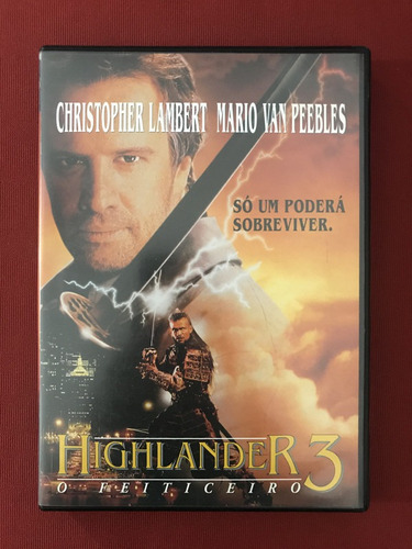 Dvd - Highlander 3 - O Feiticeiro - Mario Van Peebles- Semin