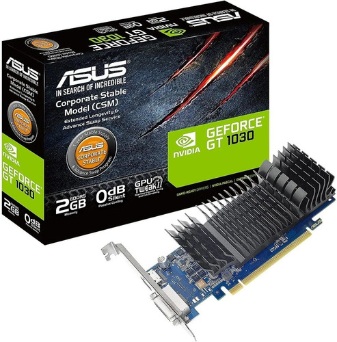 Tarjeta De Video Asus Geforce Gt 1030 2gb Ddr5