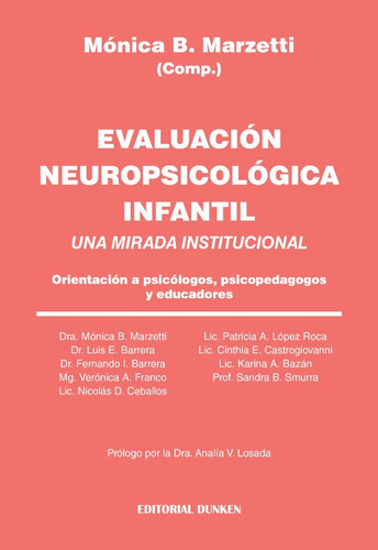 Libro: Evaluación Neuropsicológica Infantil