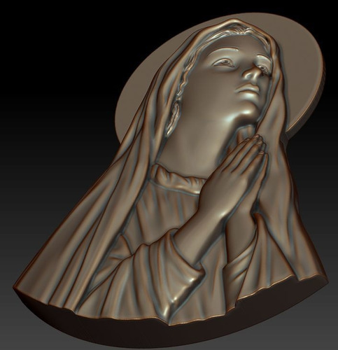 Escultura Divina De La Virgen María.