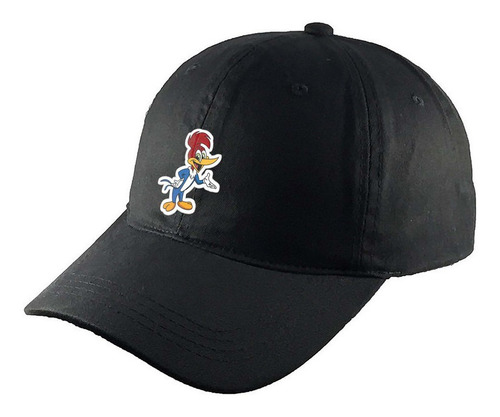 Gorra Clasica Algodón Negra Pajaro Loco R7