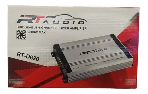 Amplificador Rt Audio 2000w 4ch