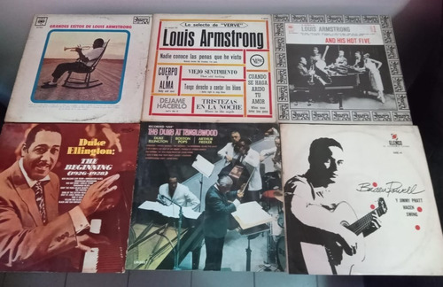 Lote Vinilos Lp L Armstrong B Powell Dellington Bossa Nova