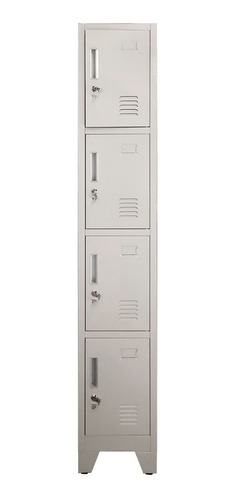 Locker Casillero Metalico  1 Cuerpo 4 Puertas (4 Puertas) 