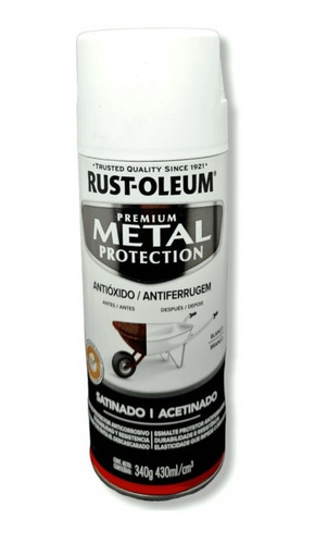 Pintura Anticorrosiva Metal Rust-oleum Blanco Satinado 345ml