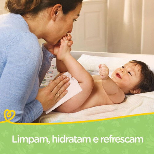 Toalhinhas Umedecidas Pampers Aloe Vera Suave Resistente 48u