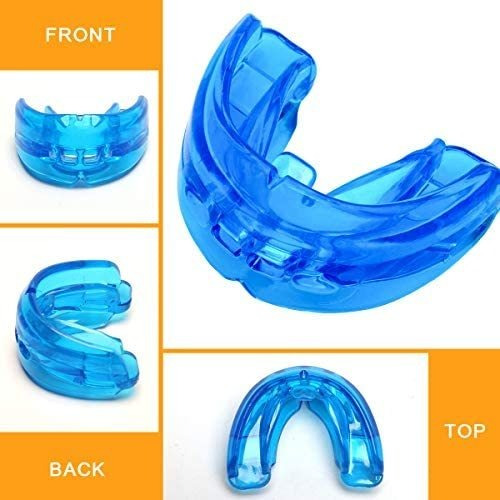 Protector Bucal Doble Coolrunner Dep. De Contacto Azul Joven