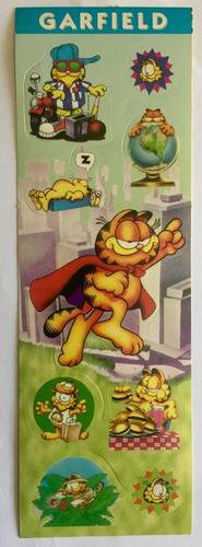Antiguo Sticker Garfield 1979 Adespan Italy G67899