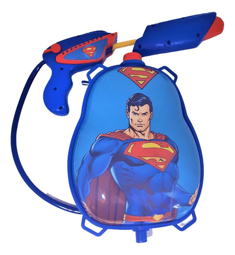 Mochila De Agua Superman Con Pistola - Dc 