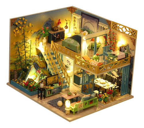 Kit De Casa De Muñecas Diy, Construcción De Modelos,