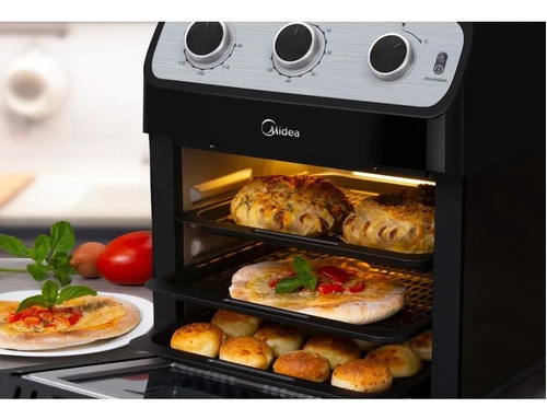 Imagen 4 de 10 de Combo Horno Electrico Midea 12litros + Obsequio