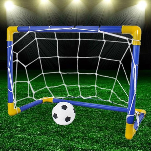 Imagen 6 de 7 de Arcos De Futbol + Pelota + Bombin Para Niños