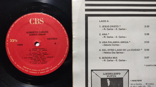 Roberto Carlos Canta En Español Vol 2 Lp Import De Coleccion (Usado)