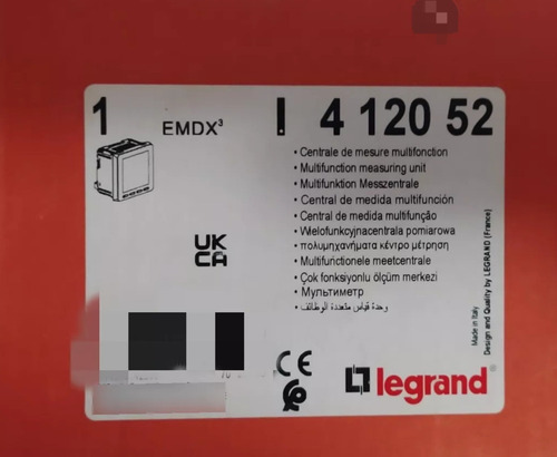 Medidor de electricidad digital Legrand 412052 industrial trifásica - 220V