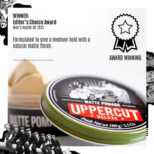 Produto De Modelagem De Cabelo Uppercut Deluxe Matte Pomade