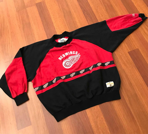 Polerón Detroit Red Wings Nhl Años 80s