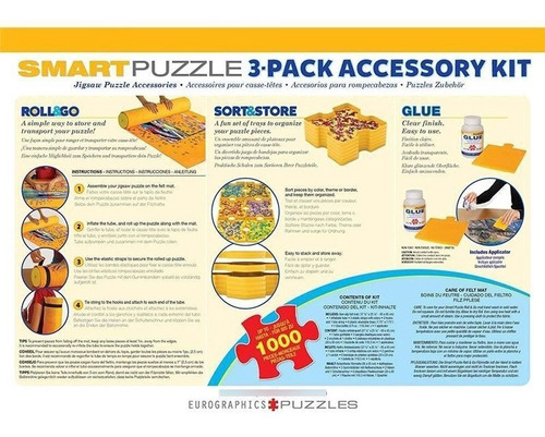 Imagen 2 de 5 de Accesorios Para Rompecabezas - Eurographics - 3 Pack