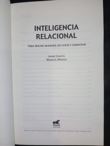 Libro Inteligencia Relacional Jaime García Manuel Manga