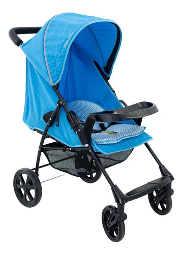 Carrinho De Bebê Romano Azul (0 A 15kg) - Galzerano