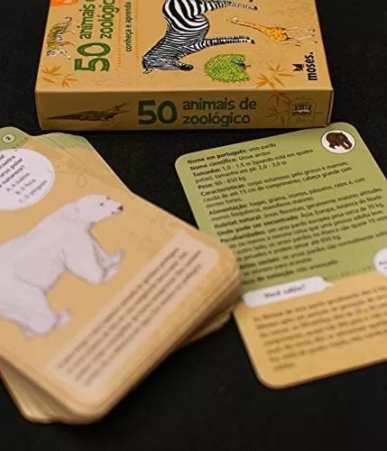 Jogo de Cartas 50 Dinossauros Expedição Natureza Galápagos Jogos