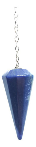 Pêndulo De Cristal Natural Sodalita Cor Azul