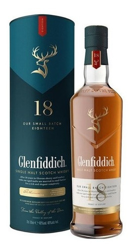 Whisky Glenfiddich 18anos Our Small Batch Eighteen 700ml 40%